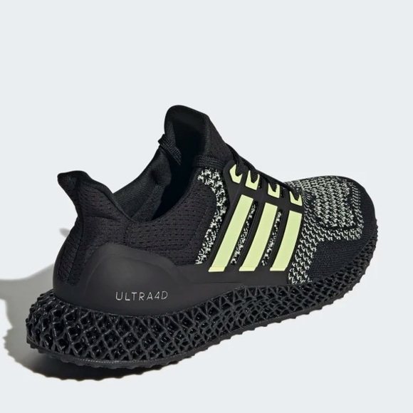 adidas Ultra 4D Black Almost Lime - Picture 4 of 10